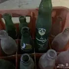 تراث علب او زجاج او قراش مشروبات غازية فري كولا مع صندوقها