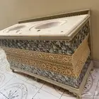 للبيع مغسله رخام حوضين