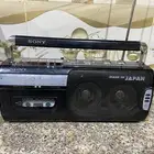مسجل وراديو سوني ياباني اصلي قديم
