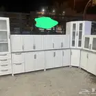 مطبخ مستخدم نضيف مرره