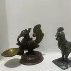للبيع مجسمين ديوك نحاسيه
