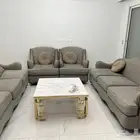 كنب شبه جديد. جلسه داخليه وخارجيه