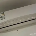 مكيف وكنب وبطانيات ومدخل