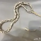 سبحه عاج اصلي منحوت عليها
