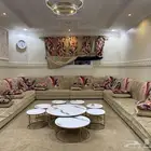 مجلس مع الفرشة   مغسلة  دواليب