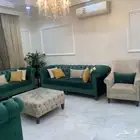 كنب شبة جديد استعمال خفيف جدا