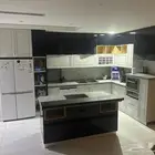 مطبخ على حرف L ثلاث متر في سته متر بدون الاجهزه