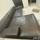 كنب جلد مودرن بحالة ممتازة