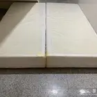 سرير و راس السرير و دولاب صغير