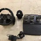 طقم قيمنق Logitech G920   Pedals   Shifter (نظيف جدا )