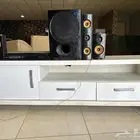 مسجل دفدي مع بلوتوث LG الاصلي شغال على الشرط مع طاولة بلازم