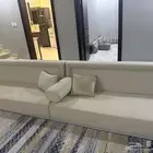 قطعتين كنب نظيفة لون بيج