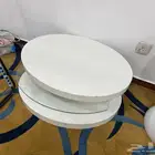 طاولات ابيض 4قطع وحيده