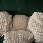 البسة كنب لونها بمبه غامق شويه ع الصوره شبه جديد بيع مستعجل