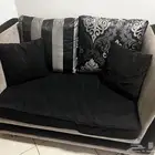 كنب حرف L خشب ممتاز