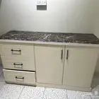 Kitchen cabinet in a coffee shop