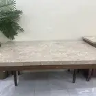 طاولة طعام رخام ثقيل