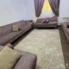 كنب كامل جديد للبيع 550 مع الطوايل على جنب