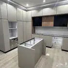 تفصيل مطبخ صاج المنيوم قطاع خاص و قطاع عام مودرن للسقف