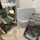 كراسي عدد 4  طاوله بلاستك  4كراسي بلستك