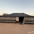 بيت شعر وخيام   بيوت الشعر راحت باقي الخيمه والمواطير