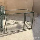 قفص للطيور وللكلاب والقطط والحمام مع 2 شبك