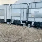 خزان ماء مربع 1000لتر مع شبك حمايه