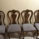 اربع كراسي طعام وكرسين برام
