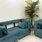 نظيف وجديد خشب قوى ولون اخضر تفصيل قطعتين