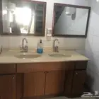 مغسله المونيوم مع رخامه