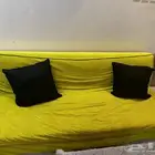 كنبة ايكيا بمقعدين كنب سرير   طاولة ايكيا