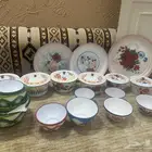 مجموعة من الأواني التراثية قديمة جديدة لم تستخدم