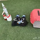 للبيع- مستلزمات قطط)مجموعة اغراض قطط (شبك ادوات كامله