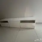 طاوله تلفزيون ايكيا وطاوله ابيض