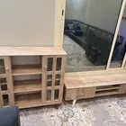 طاولة تلفزيون ودولاب للبيع