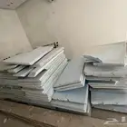 عازل ألواح بولسترين 5 سم وتيويات حديد للبيع 6 متر كل تيوب