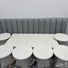 طاوله بديل رخام معها 6 خدمه استخدام جديد ب500قابل للتفاوض