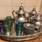 طقم مغربي فخم وفوانيس من ايكيا