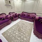 كنب للبيع خمس قطع مع الملحقات
