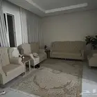 كنب 4 قطع سليم نظيف يكفي 7 اشخاص