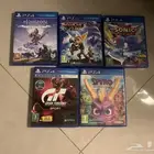 مجموعة ألعاب PS4 للبيع (حالة ممتازة)