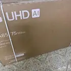 شاشه ال جي 75 بوصه 4K موديل 2025 بكرتونها لم تفتح