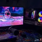 بيسي بي سي pc للبيع مع شاشه 180 هرتز