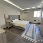 شقق مفروشه بالكامل ايجار شهري معها سطح خاص قريب المترو