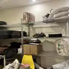 أرفف حديد شبه جديدة