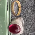 دبله أثريه قديمه وخاتم زمرد