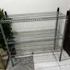 ستاند ستيل ارفف وسجاد وطاولة وستاند مطبخ