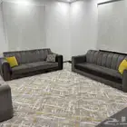 كنب رصاصي أربع قطع