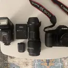 كاميرا احترافية فل فريم Canon 5d Mark III مع عدستين وفلاش