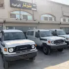 للبيع او للإيجار جيب لاندكروزر بنزين وديزل اسعاف